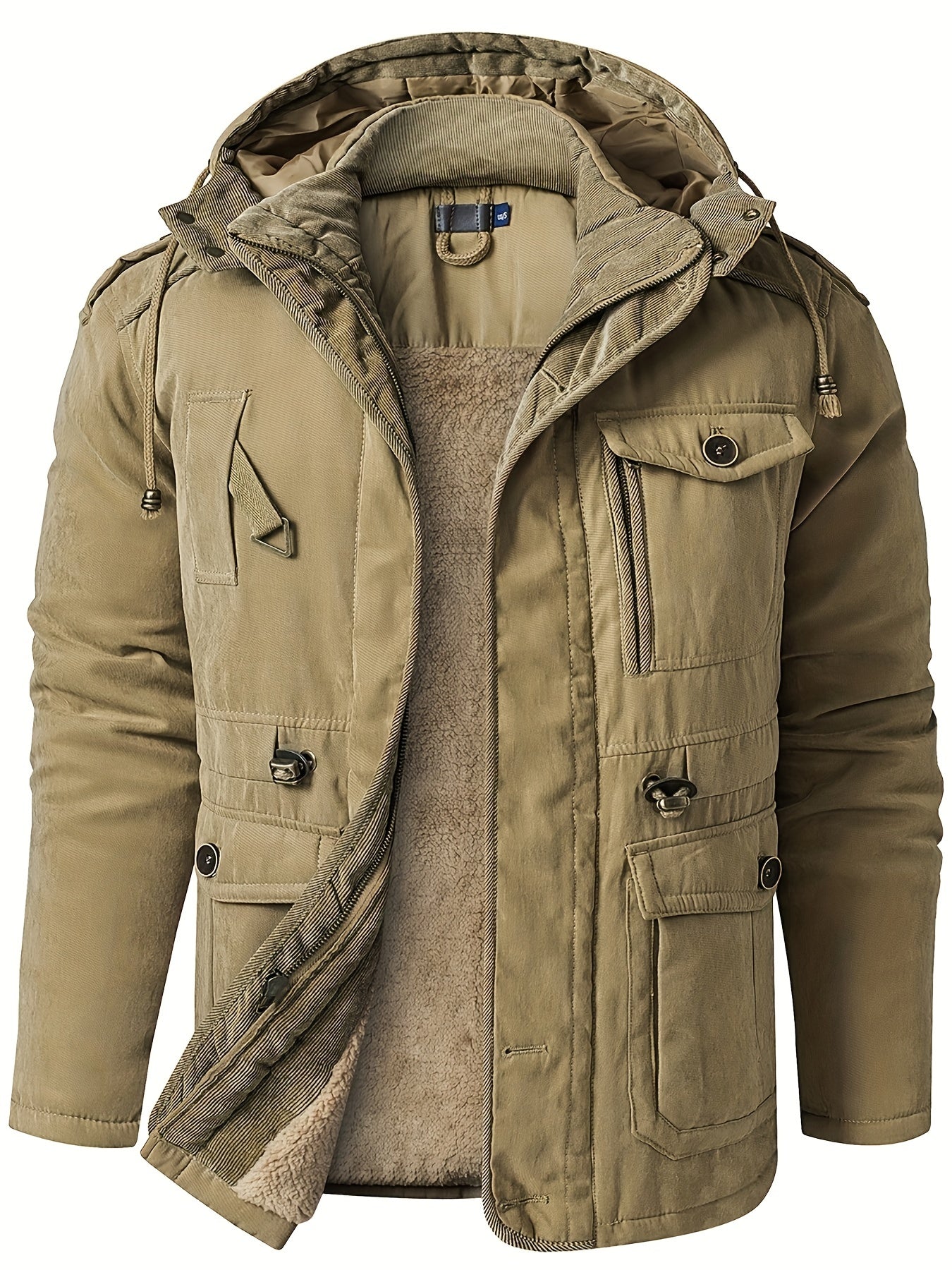 Felvian | Men’s Thick Hooded Winter Jacket
