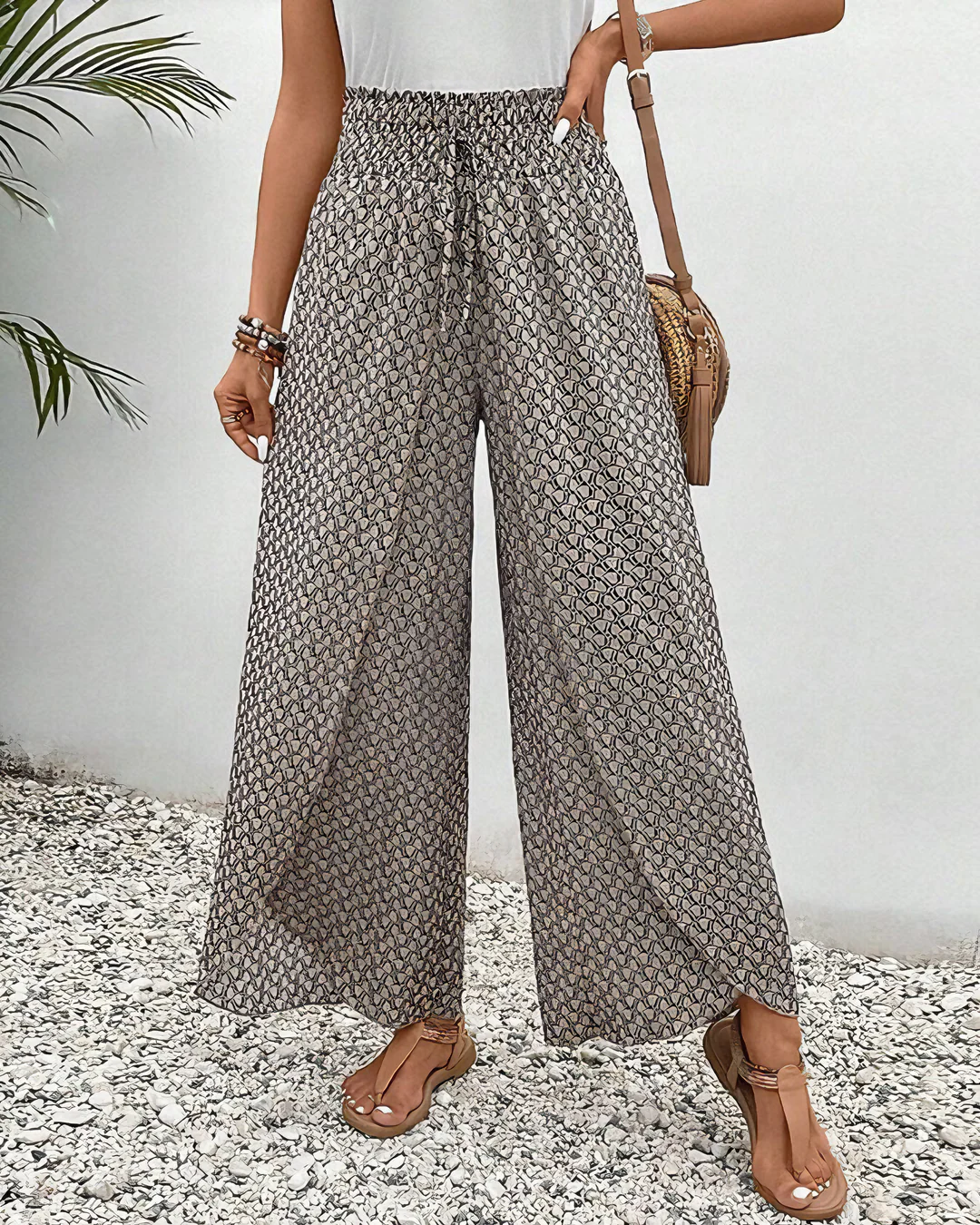 Relaxed Wide-Leg Pants for Women