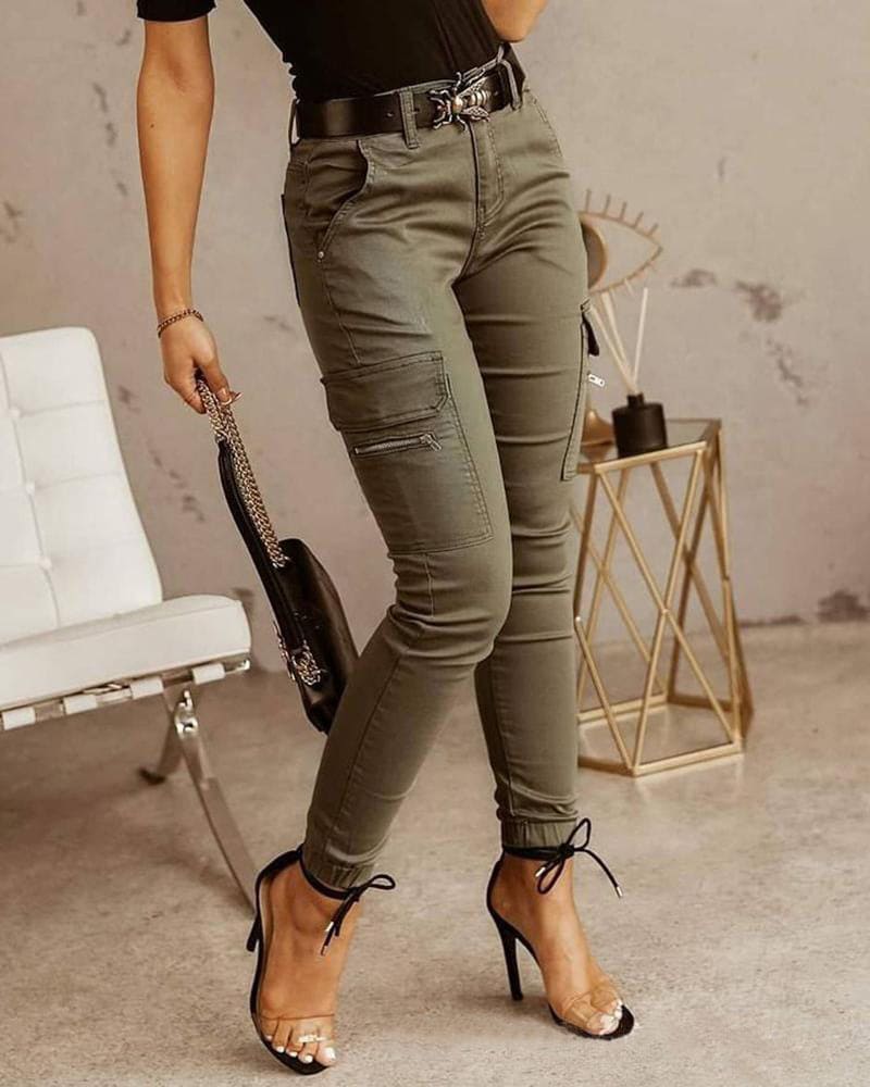 Joséphine | Women’s Slim-Fit Cargo Trousers