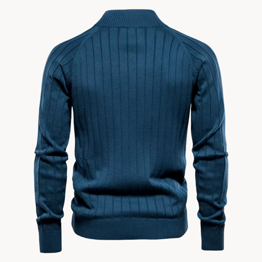 Felvian | Zip-Up Knitted Jumper