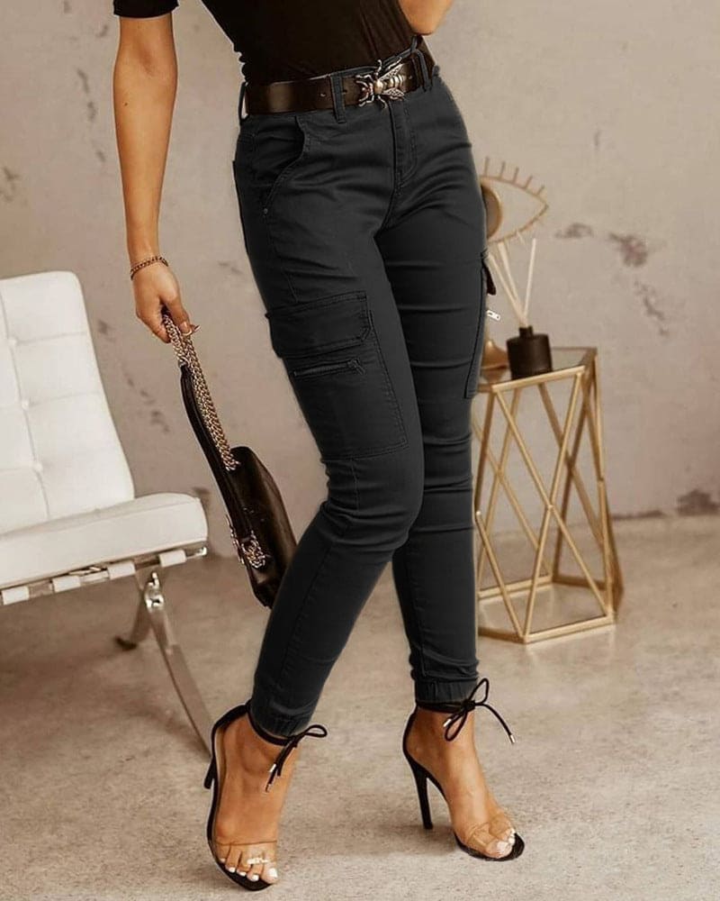Joséphine | Women’s Slim-Fit Cargo Trousers