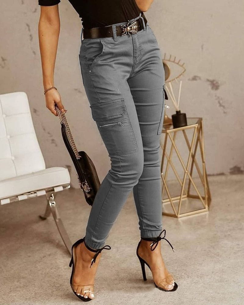 Joséphine | Women’s Slim-Fit Cargo Trousers